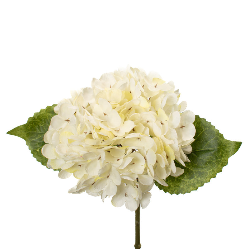 Faux Silk Hydrangea Arrangement, Cream