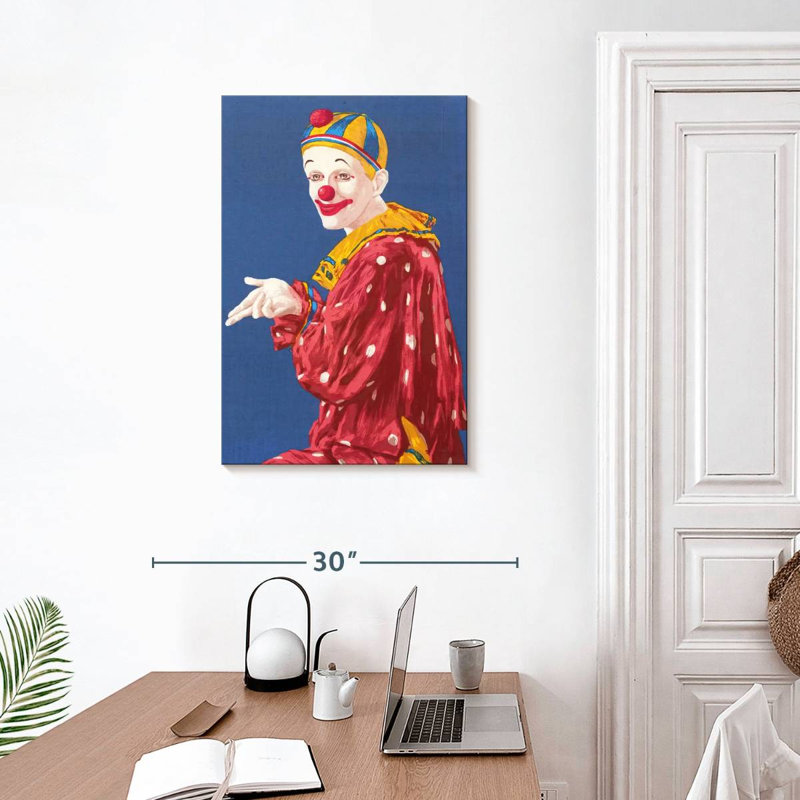Leisha Clown, 30" H x 20" W