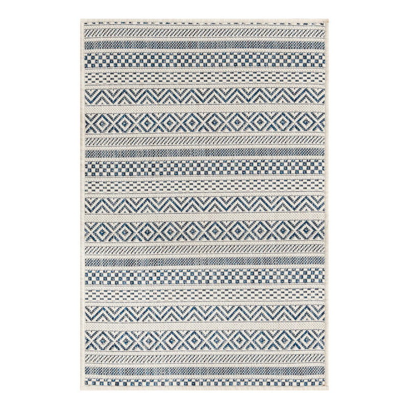 Evolet Striped Indoor / Outdoor Rug, Rectangle 2'2" x 3'1"
