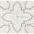 Garden Random Sized Marble Mosaic Tile in White/Gray
