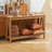 Console Table, Farmhouse Entryway Table With Storage Slatted Shelf, Rustic Sofa Table With Anti-Tipper For Living Room, Hallway-846301278