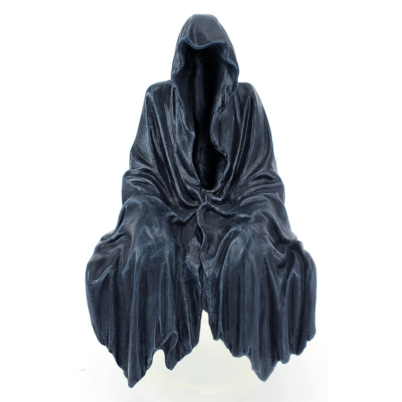Reaping Solace the Grim Reaper Sitting Figurine