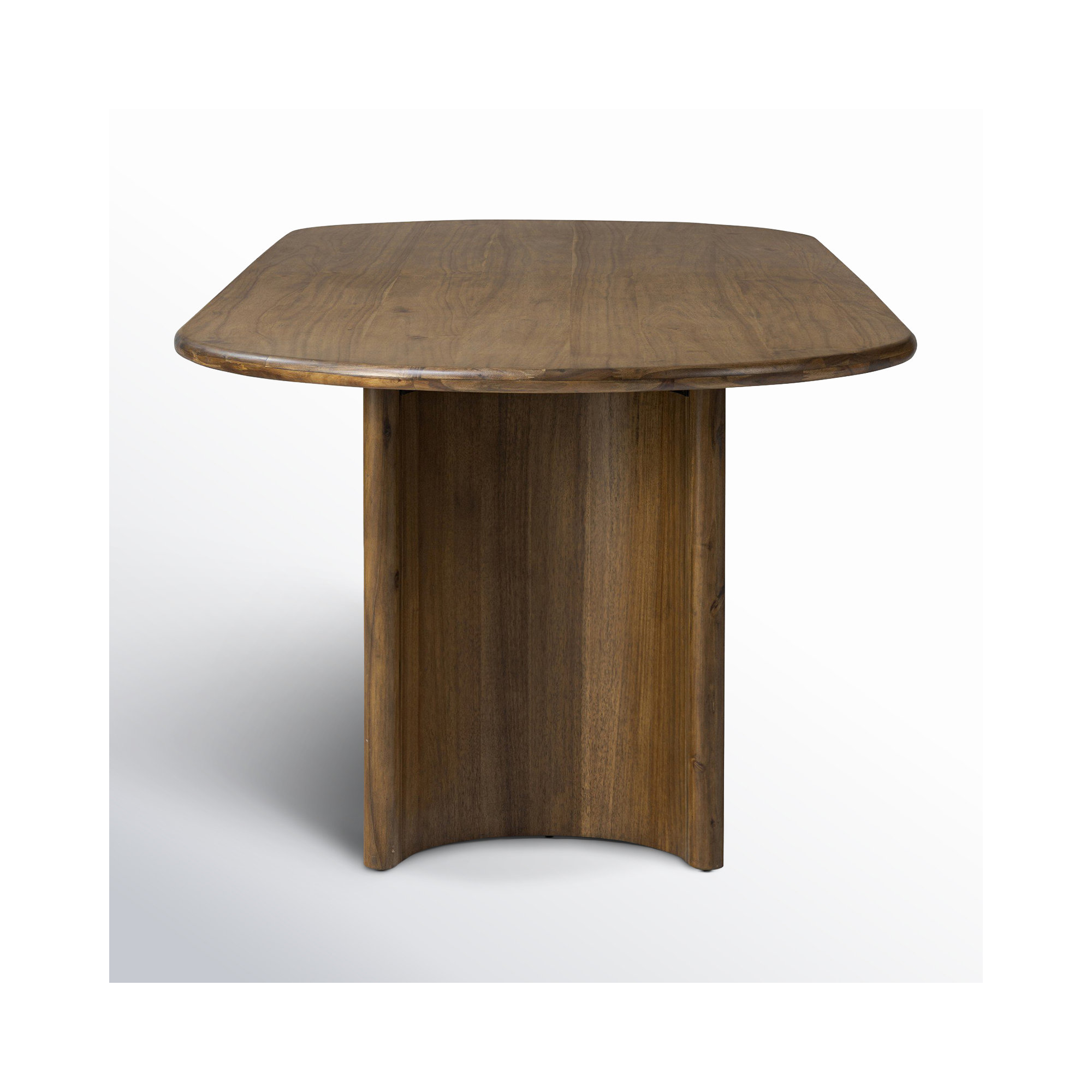 Haiden 94'' Double Pedestal Dining Table, Sandy Acacia, 30" H x 118" W x 42" D