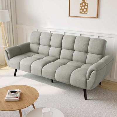 3 Seater Linen Blend Sofa Bed