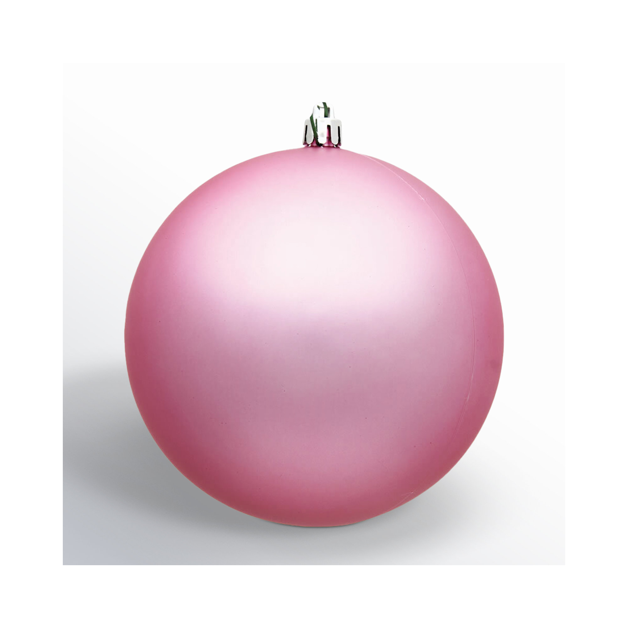 Holiday Décor Ball Ornament, Pink Matte