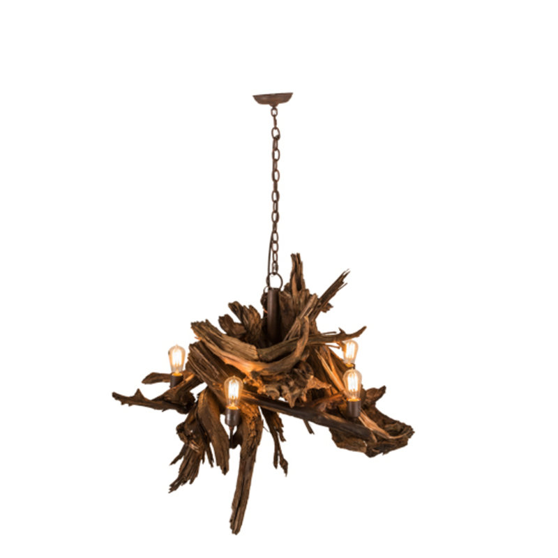 Driftwood 6 - Light Chandelier