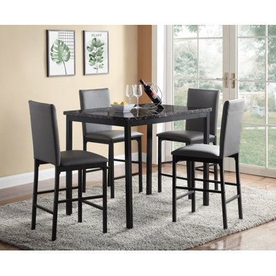 Bernhard 5-piece Counter Height Dining Set