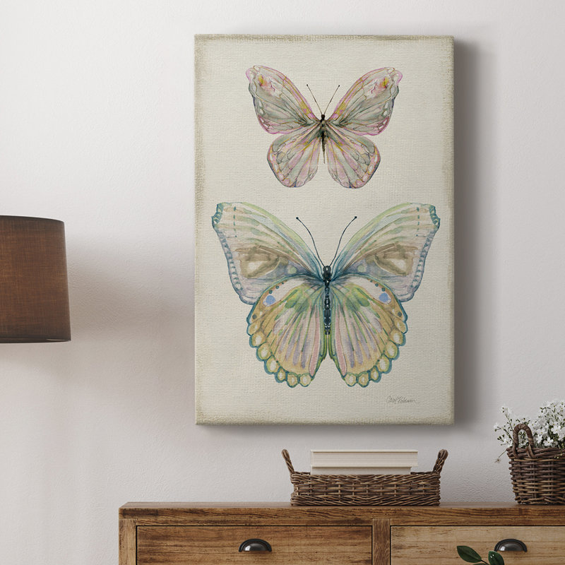 Papillon botanique I - galerie sur mesure, H 60 po x l 40 po