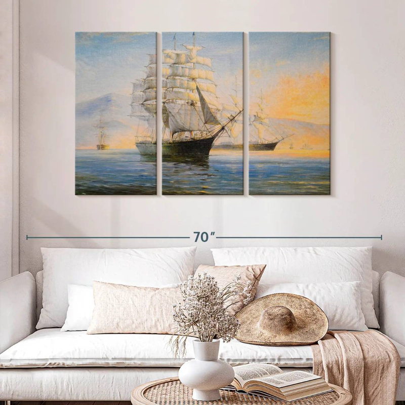 Aletra Ship, 32" H x 50" W