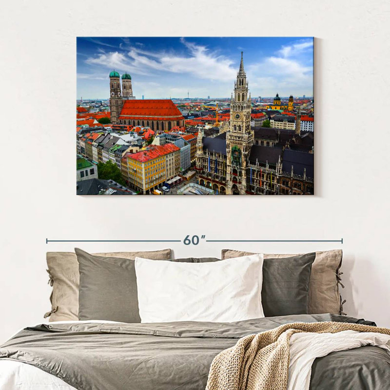 Rorry Munich Cityscape, 32" H x 48" W