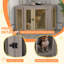 Mobilier de caisse pour chien, chien de table de bout