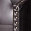 Tabourets pivotants élégants et confortables avec capitonnage à boutons et garniture cloutée