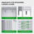 3 - Tier 12" Wide Locker with Hooks and Mirrors-82779701