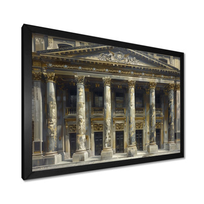 Or gris architecturale Marvel Banks - Banks, impression d'art mural