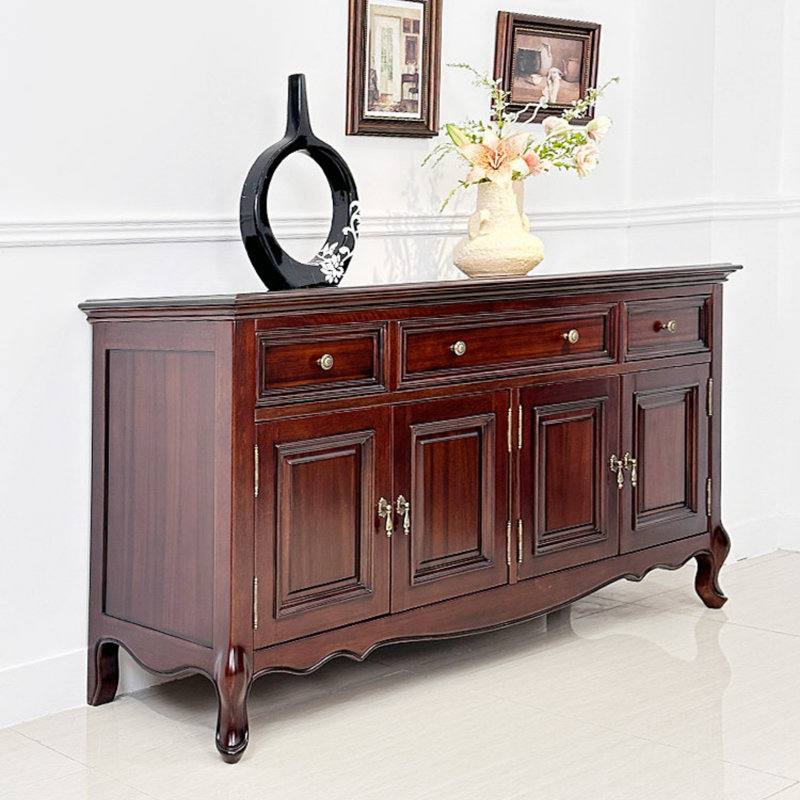 Buffet multifonctionnel en bois massif
