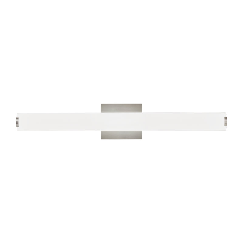 Finn 1 - Light LED Bath Bar, Satin Nickel, 3500