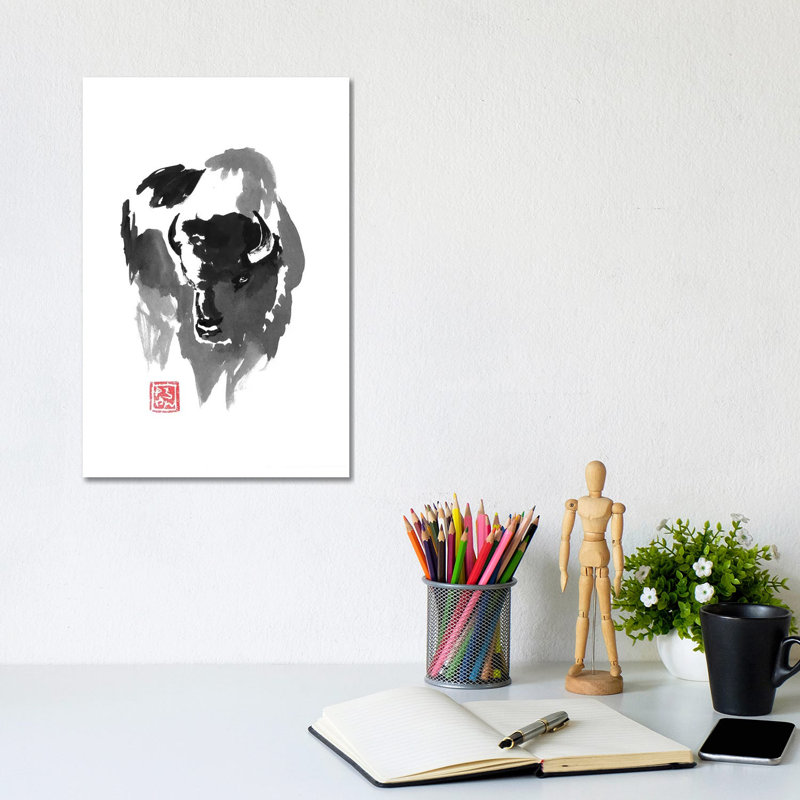 Buffle by Péchane - Print on Canvas, 20.32 cm H x 30.48 cm W, Wrapped Canvas