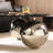 Simple creative round marble coffee table-104071018