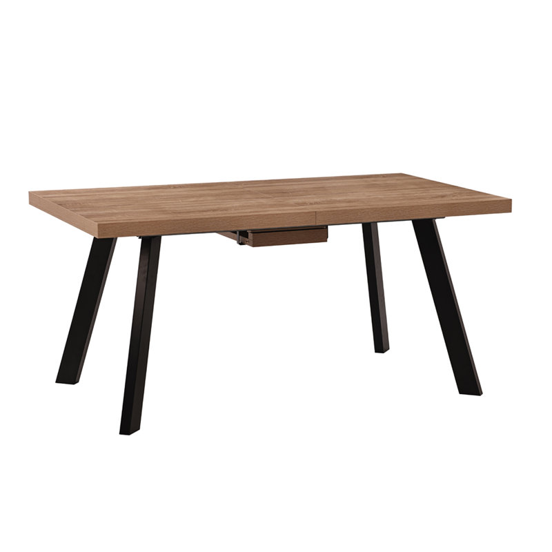 Belluno Extendable Metal Base Dining Table