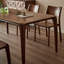 Ensemble de table en noyer noir