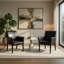 Fauteuil de direction moderne en similicuir