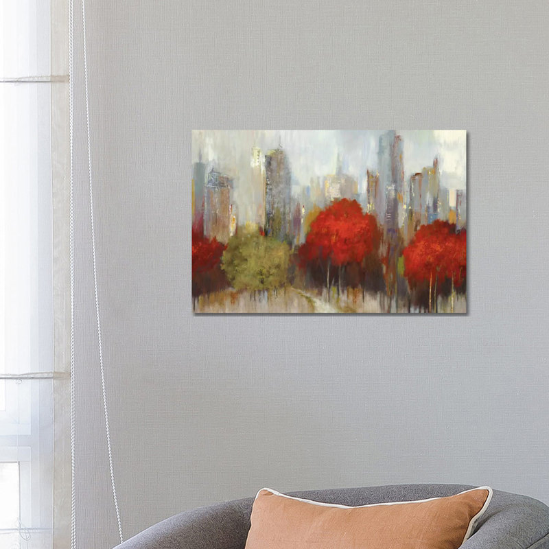 Downtown I 1 Piece Painting on Canvas, 66.04 cm H x 45.72 cm W x 1.91 cm D, Wrapped Canvas