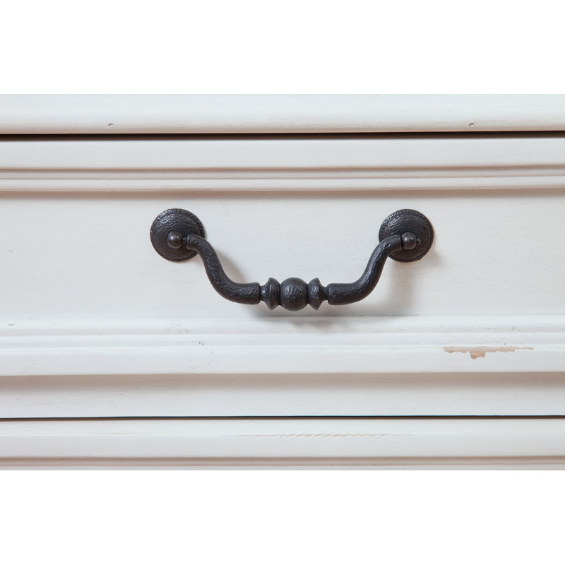 Alexei 39'' W 5 - Drawer Dresser, Antiqued White