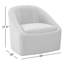 Fauteuil demi-tonneau pivotant en velours Arrun-947321871-980437800