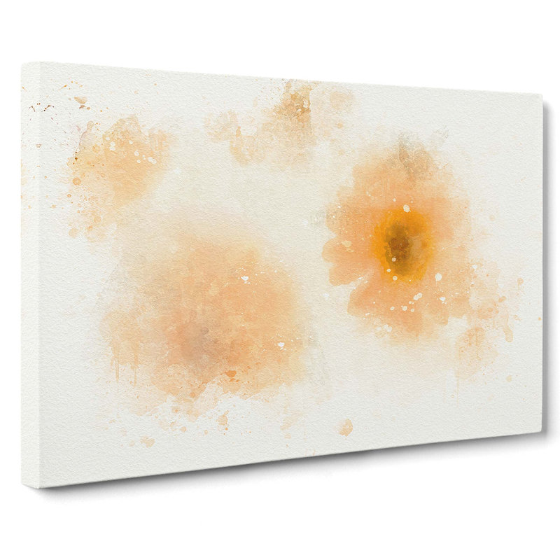 Flower Collage In Abstract - Print, 60cm H x 91cm W x 3cm D, Wrapped Canvas
