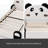 Twin Size Cute Panda-Shaped Kids Bed With Safety Soft Padded Edges