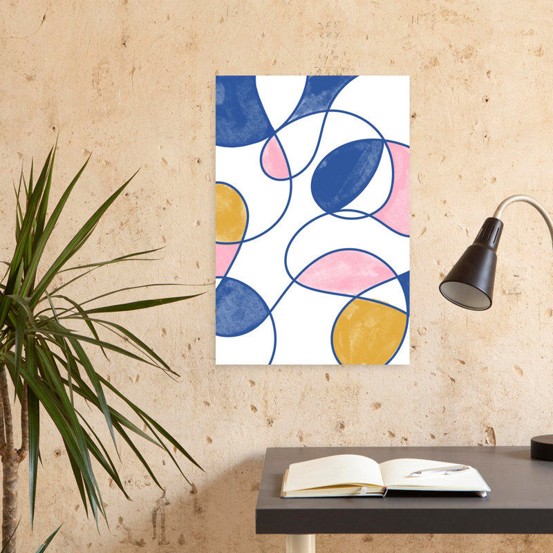 Art contemporain contemporain abstrait, H 24 po x l 16 po