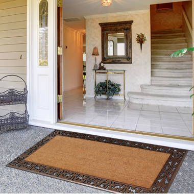 A1HC Entrance Door Mats, Durable Large Outdoor Rug, Flock Doormat, Indoor  Outdoor Front Door, Doormats for Outdoor Entrance, 30x48 