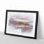 Sunset over Lake Windermere Sketch - Picture Frame Graphic Art Print-56874838-56874837