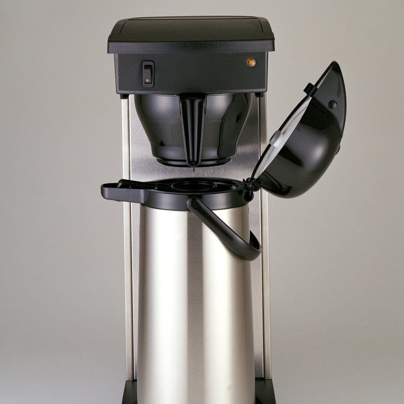 Airpot à distributeur de boisson 9 gobelet, Acier inoxydable brossé