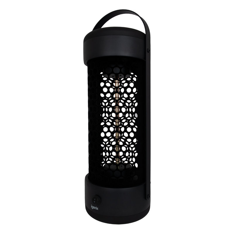 Igenix Black Portable Patio Tower Heater