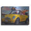 Highland Dunes 'Sunup Surfdogs' by CR Townsend, Metal Wall Art, 16"x12"-1136769022