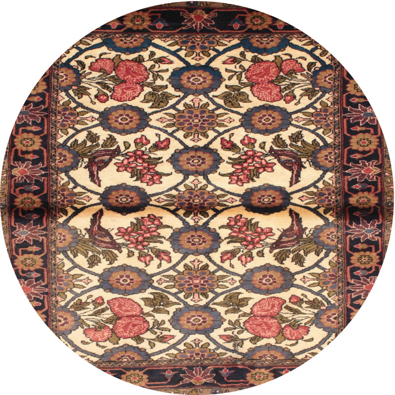 Clemontine Oriental Indoor Rug, Round 4'