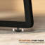 Modern Two Tier Coffee Table Marble-Effect Top for Office & Living Room