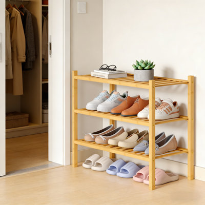 Range-chaussures en bambou