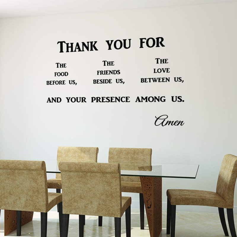 Text & Numbers Wall Decal, 15" H x 22" W