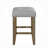 Grey And Oak Counter Height Stools (Set Of 2)