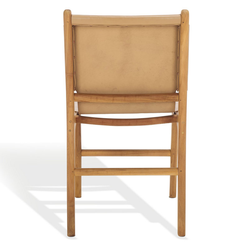 Cassaphina Leather Dining Chair, Tan