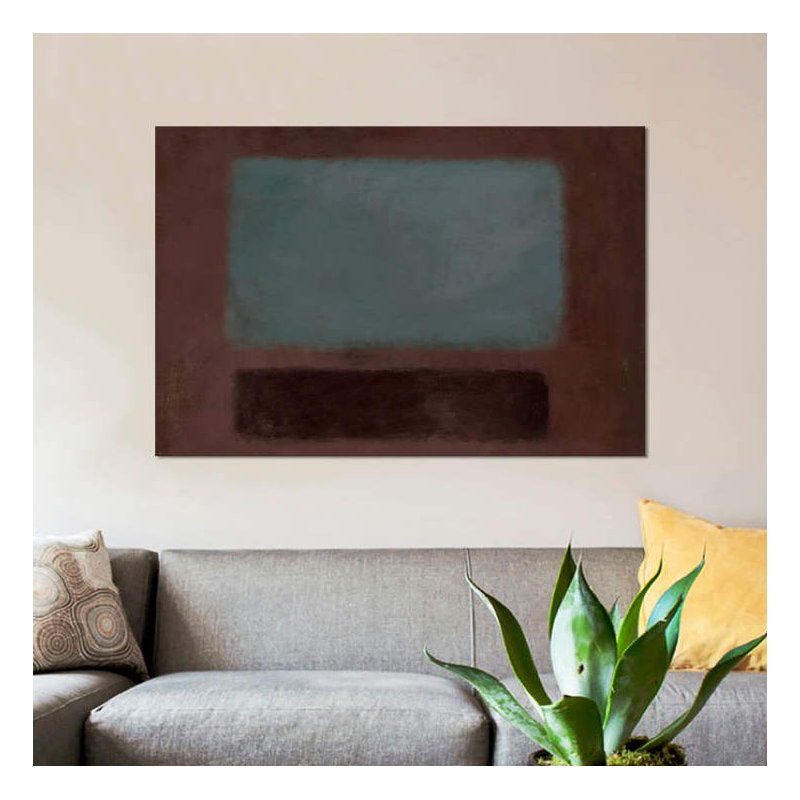 « blue rush », impression sur toile, H 40 po x l 60 po x P 1,5 po