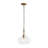 1-light Rippled Glass Water Drop Pendant-107381852