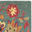 Jahiem Hand-Hooked Wool Dark Green Teal Area Rug-922788091