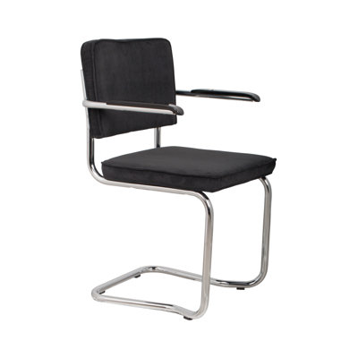 Chaise en porte-à-faux rembourrée Ridge