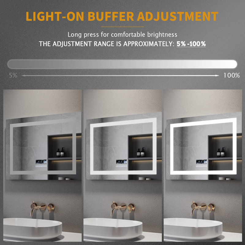 Laymoune Flat Wall Mirror