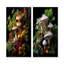 Panier de champignon, peinture I - champignon, art mural, ensemble de 2-102576470-102576467