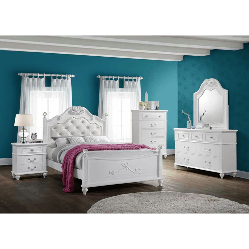 Guice Full Platform 4PC Bedroom Set, Full