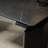 Black Rectangular Hight adjustable Sintered Stone + Carbon Steel with 2 drawers desk-108218802